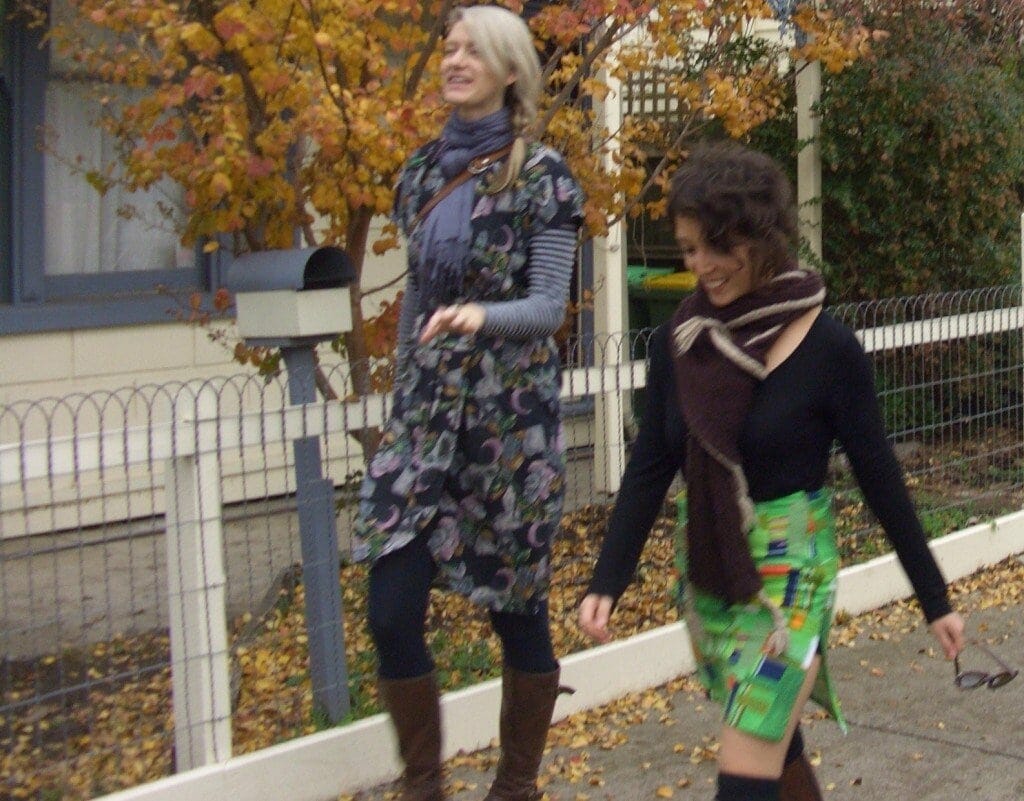 Penny and Jane - Co-Founders of Clothing for Correspondence